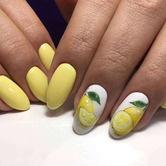 15 желтых дизайнов ногтей, которые украсят ваш день и образ